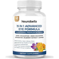 15-In-1 Advanced Eye Formula, Eye Support Formula for Daily Comfort with Lutein, Zinc, Luteolin, 60 Capsules