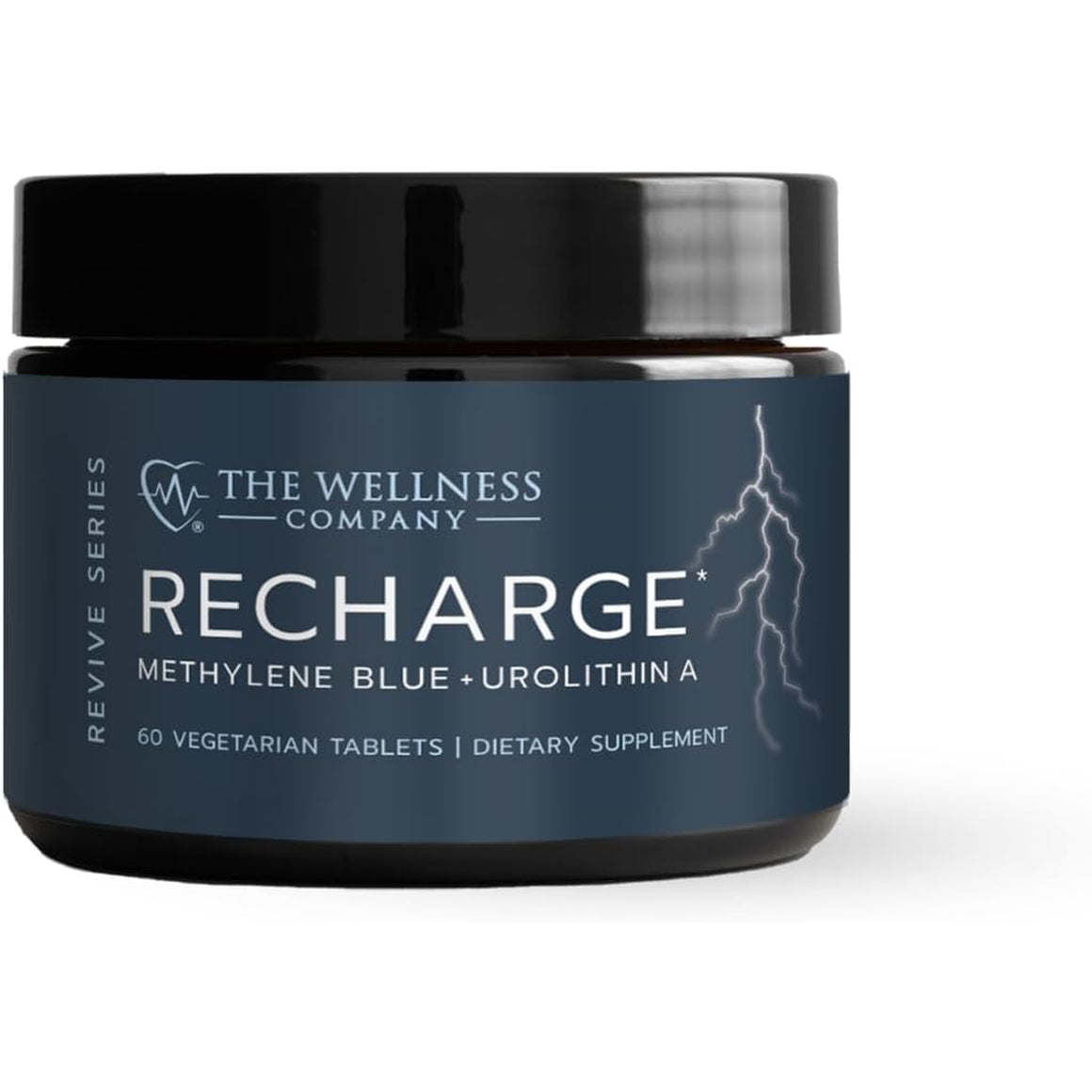 Recharge – Cognitive Performance, Mitochondrial Boost, Energy Production - Methylene Blue, NAD, PQQ | 60Ct (1 Month Supply)