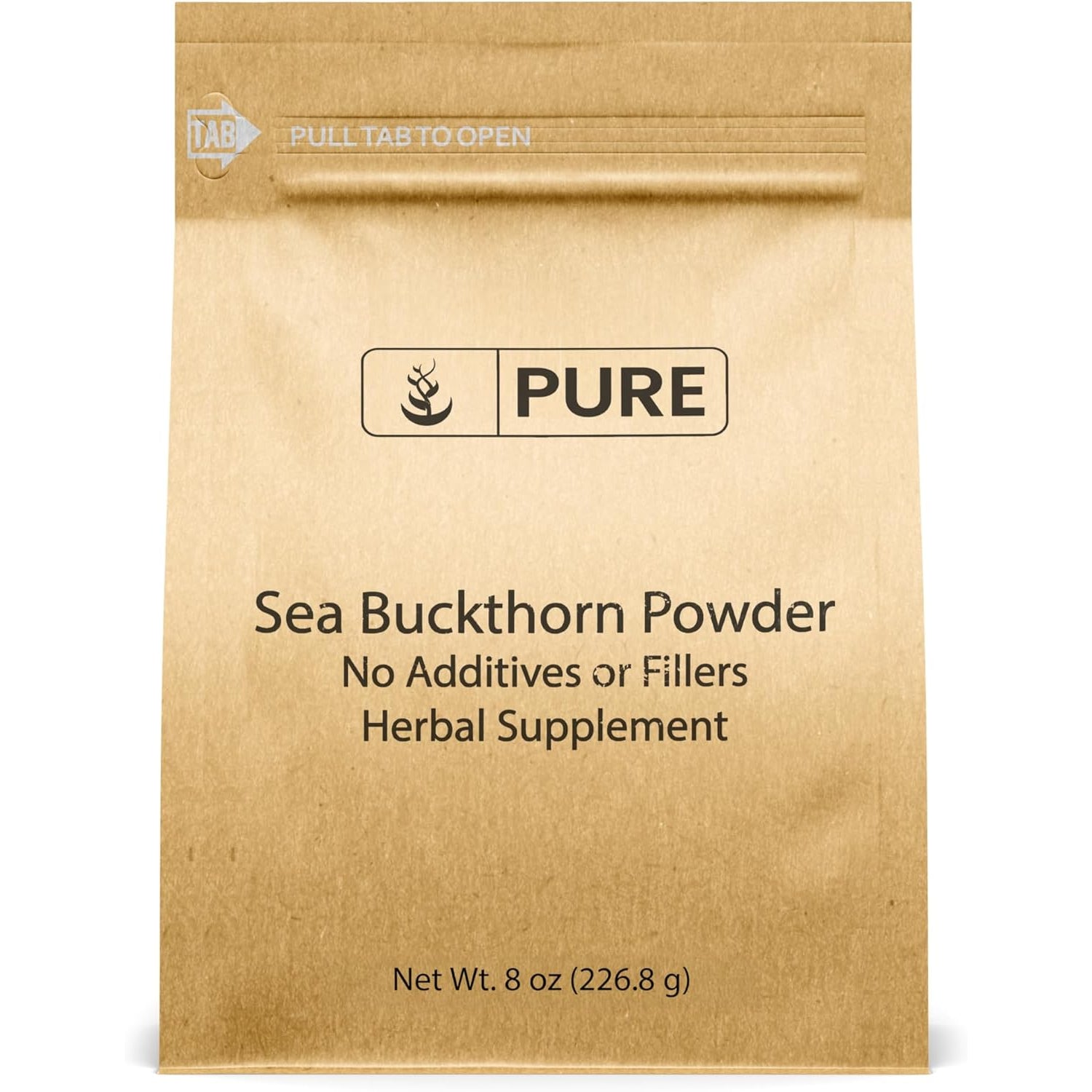 Pure Original Ingredients Sea Buckthorn (8Oz) Traditional Supplement, Tart Berry Taste, Non-Gmo