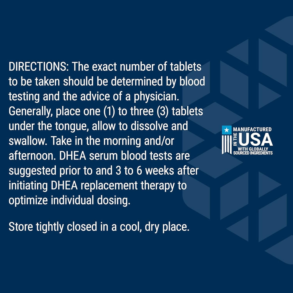 Life Extension DHEA 25 Mg – Hormone Balance Supplement, Memory, Muscle Health, Bone Health, Men’S Health, Women’S Health, Gluten-Free, Non-Gmo, Vegetarian, 100 Dissolve-In-Mouth Tablets