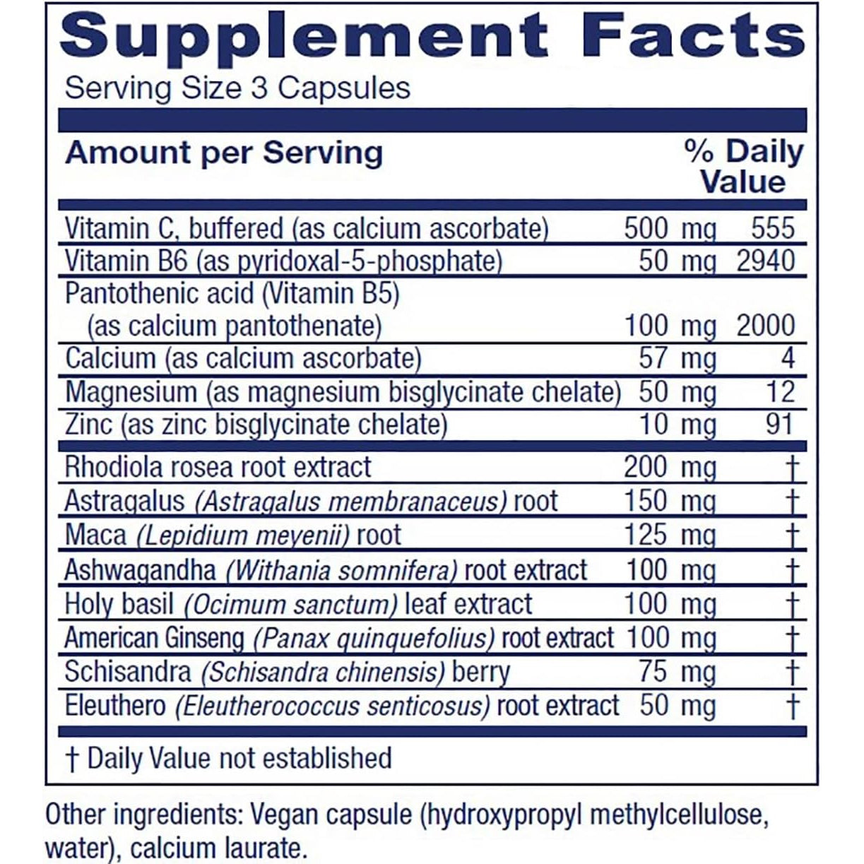 Vitanica Adrenal Assist, Adrenal Support, Vegan, 90 Capsules