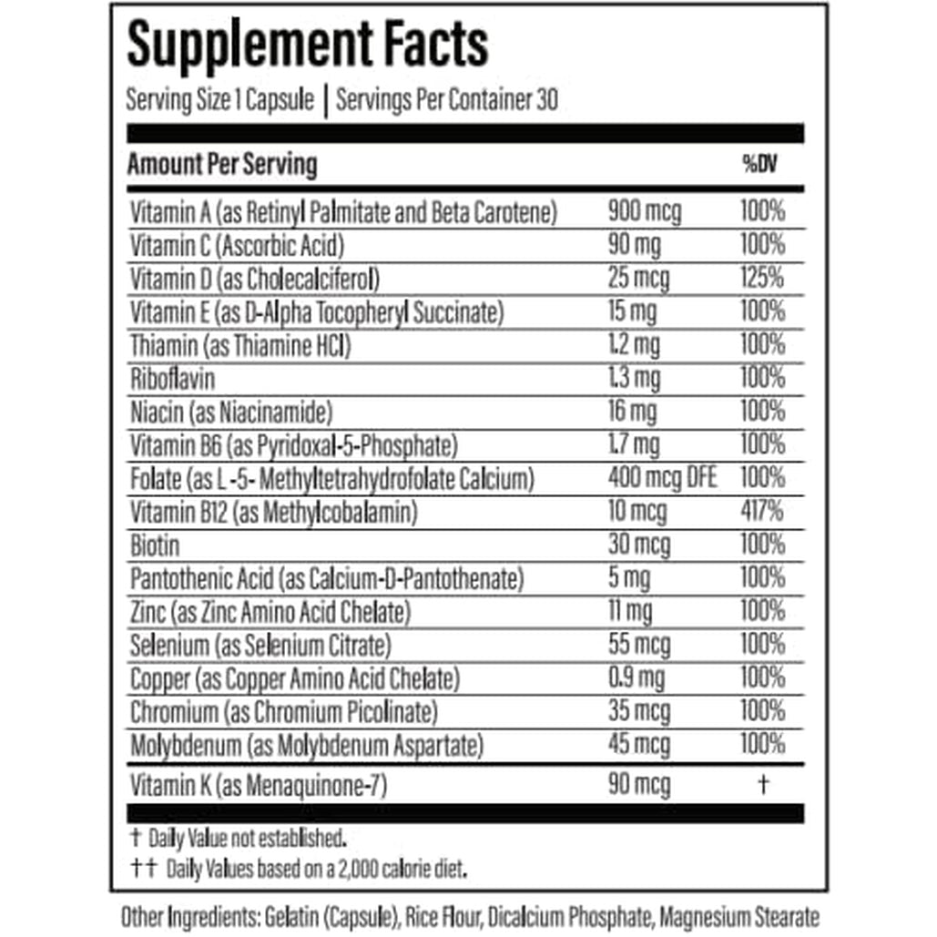 Thyroid Daily - the First Nutrient Complete Multi Designed for Optimal Thyroid Health. Thyroid Daily Is Iodine Free W/ 19 Thyroid Daily Essential Nutrients for Thyroid Support.