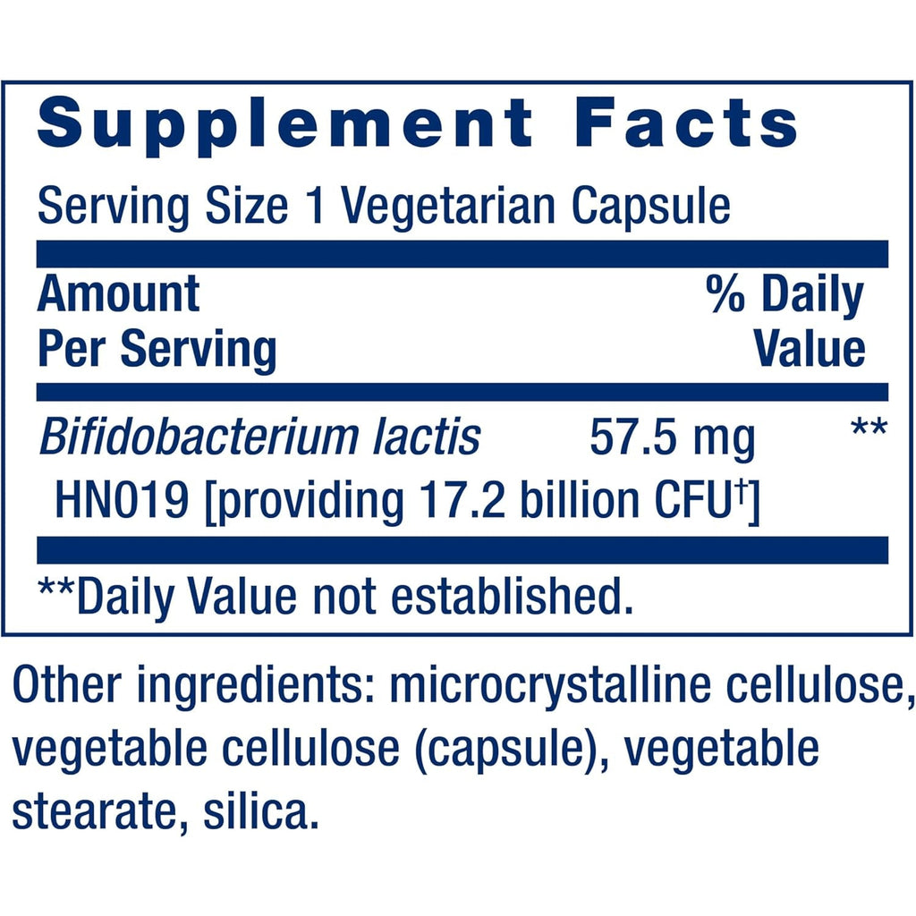Life Extension FLORASSIST Daily Bowel Regularity – Bifidobacterium Lactis HN019 – Clinically Studied Probiotic for Occasional Constipation – Gluten-Free, Non-Gmo – 30 Vegetarian Capsules