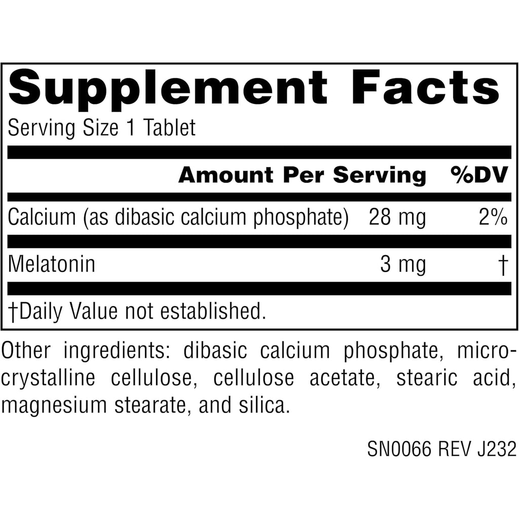 Source Naturals Time Released Melatonin* - 3 Mg, 120 Tablets