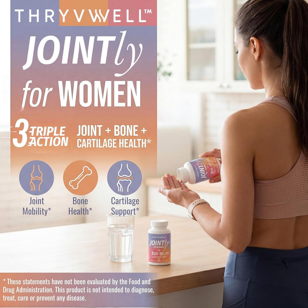 Joint Supplements for Women | 14-In-1 Joint Bone & Cartilage Support | Glucosamine Chondroitin MSM Turmeric Collagen Calcium | FSA Eligible | HSA Eligible | Lab Tested | 120 Capsules