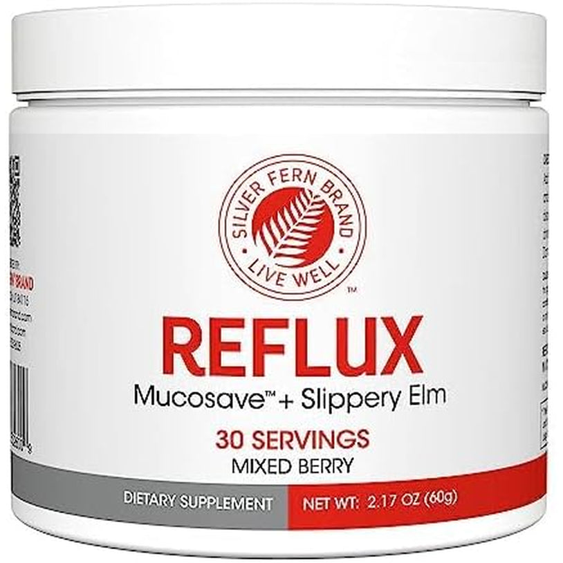 Reflux - Digestive Supplement - Each Tub = 30 Scoops = 30 Servings - Mucosal Support for Acid Issues - with Mucosave FG and Slippery Elm Bark (1 Tub)