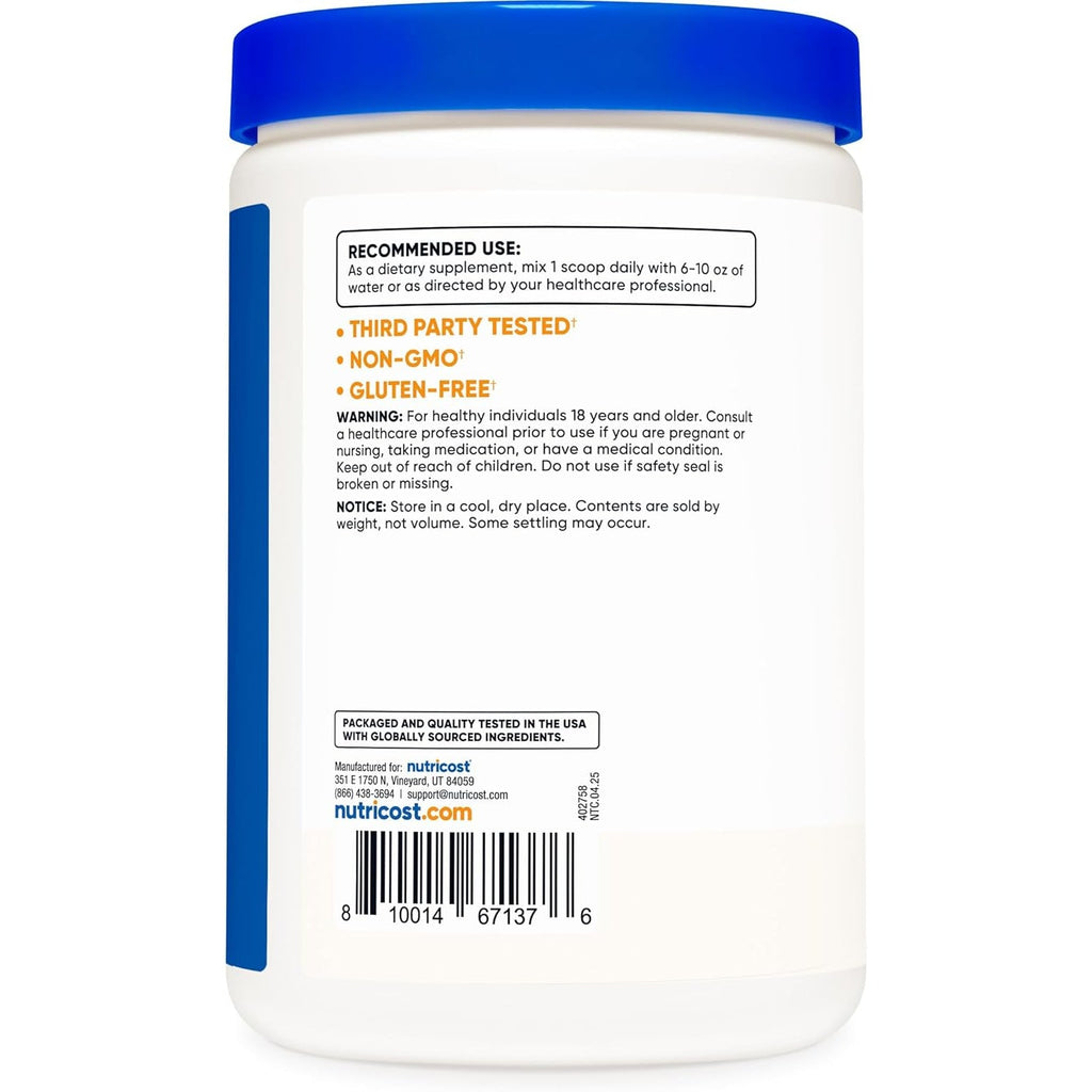 Nutricost L-Proline Powder 250 Grams - 2,000Mg per Serving, Non-Gmo