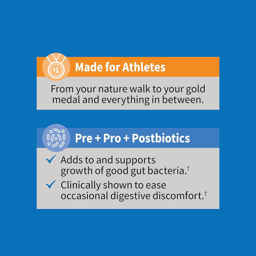Garden of Life Dr Formulated Sport Probiotics Digestive Supplement, Organic Prebiotics for Women & Men Athletes, Clinically Studied Turmeric Curcumin, 50 Billion CFU, Gut Health, Acidophilus, 30Ct