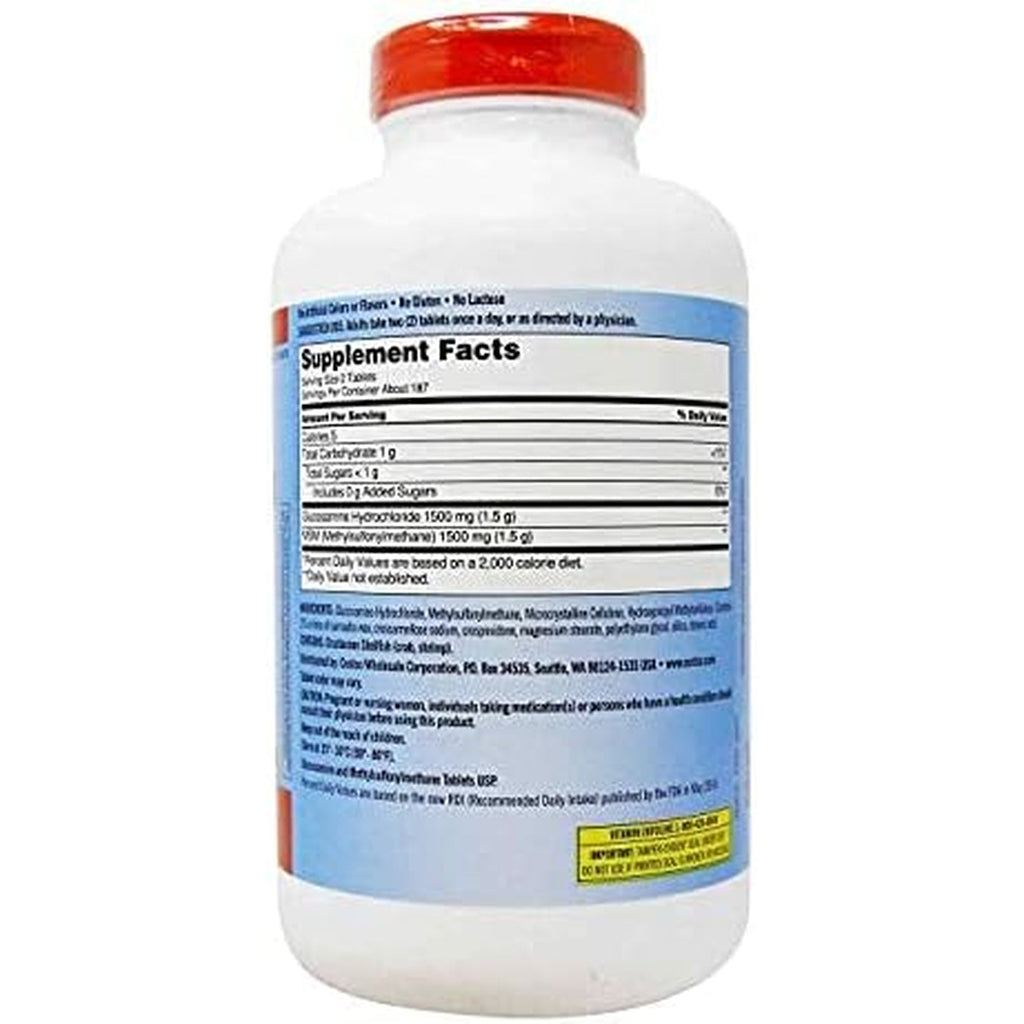 Kirkland Signature Glucosamine with MSM, 375 Tablets