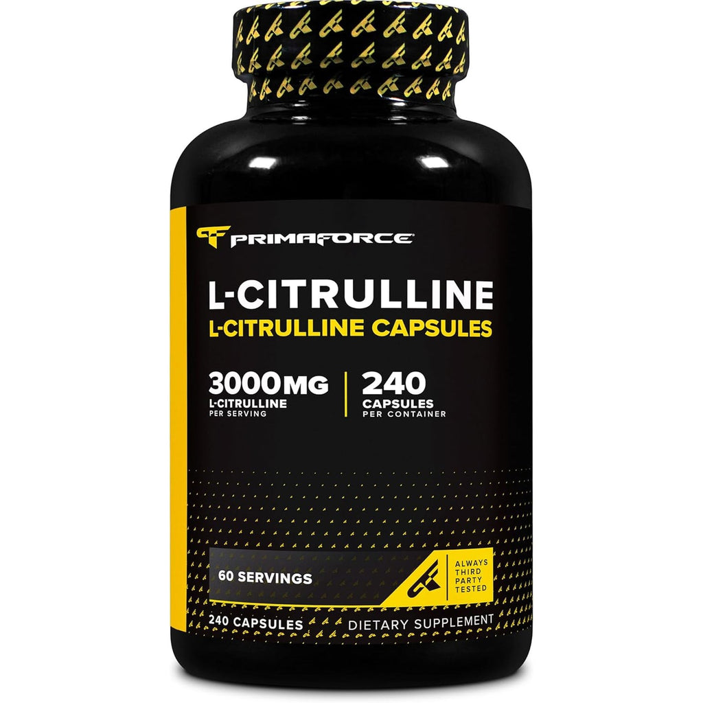 Primaforce L-Citrulline 3000Mg, 240 Capsules, 60 Servings