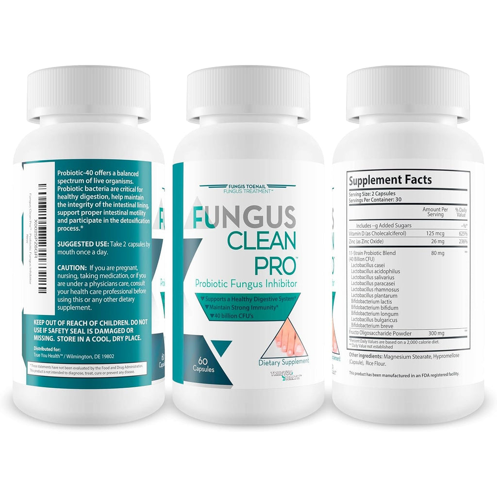 Fungus Clean Pro - Probiotic Fungus Inhibitor - Fight off Fungus from the inside Out with This Powerful Fungus Defense Probiotic Protect Your Body from Fungus