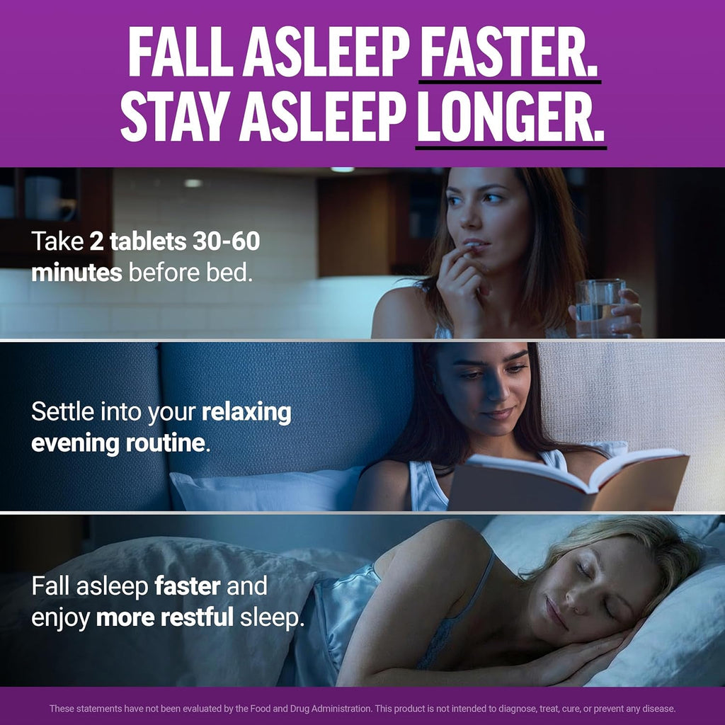 Force Factor Somnapure Drug-Free Sleep Aid for Adults for Occasional Sleeplessness with Melatonin & Valerian, Non-Habit-Forming Sleeping Pills, Fall Asleep Faster, Wake up Refreshed, 60 Tablets