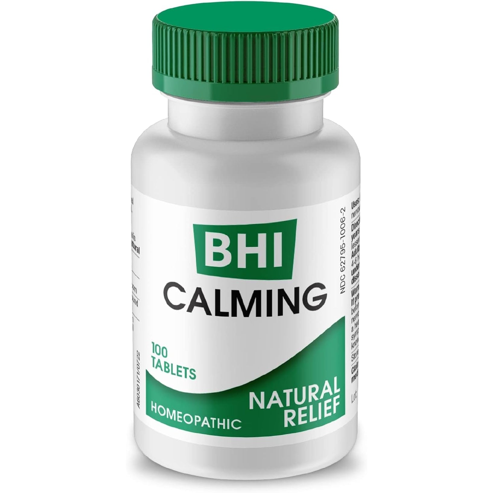 Medinatura BHI Calming Support Tablets – Natural, Plant-Based Support for Simple Nervous Tension, Irritability & Sleeplessness – Relaxation & Nighttime Support – 100 Count