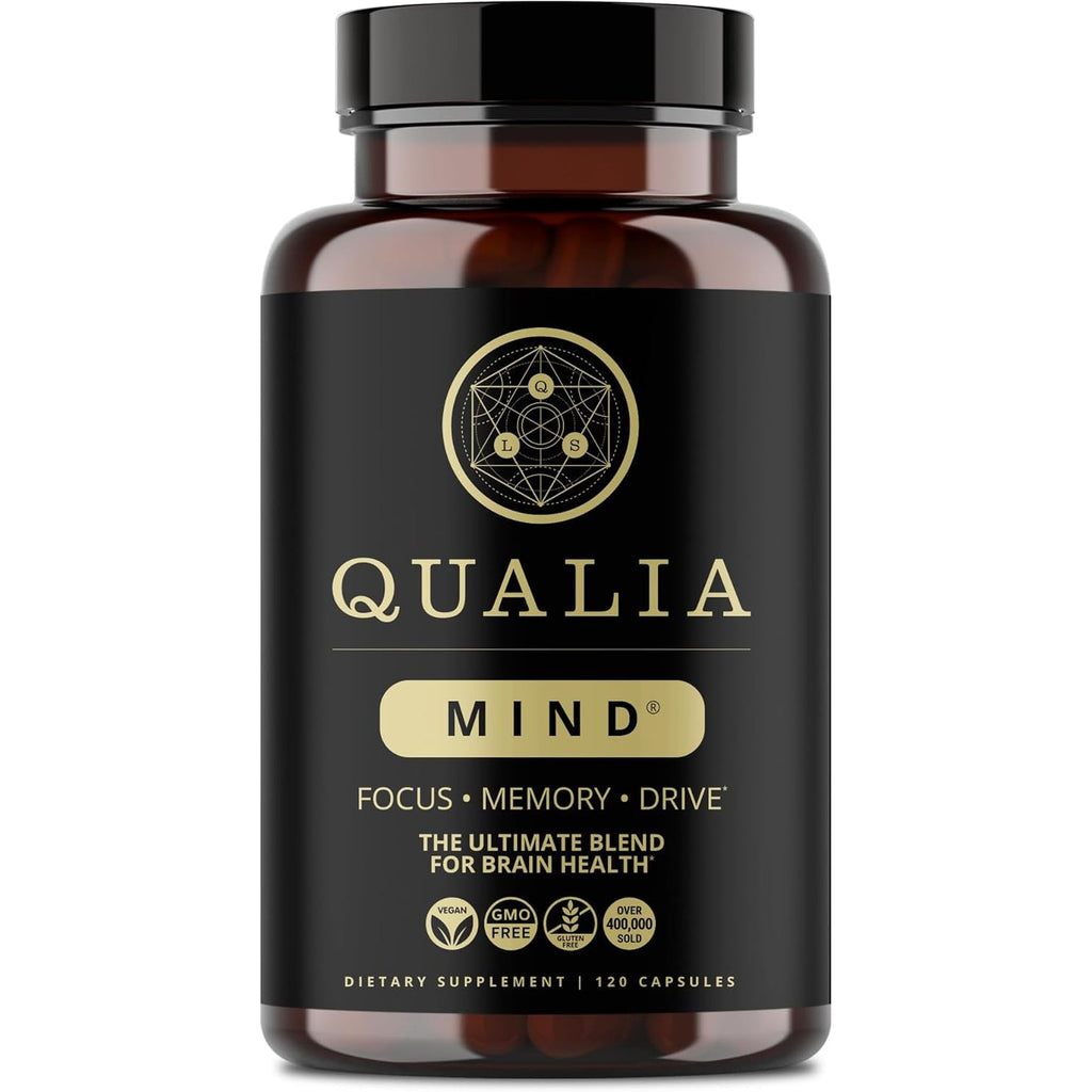 Qualia Mind | the Ultimate Blend for Brain Health* | Doctor-Formulated Nootropic to Fuel Focus & Concentration* | Supports Long Term Brain Health| Maintain Drive & Productivity