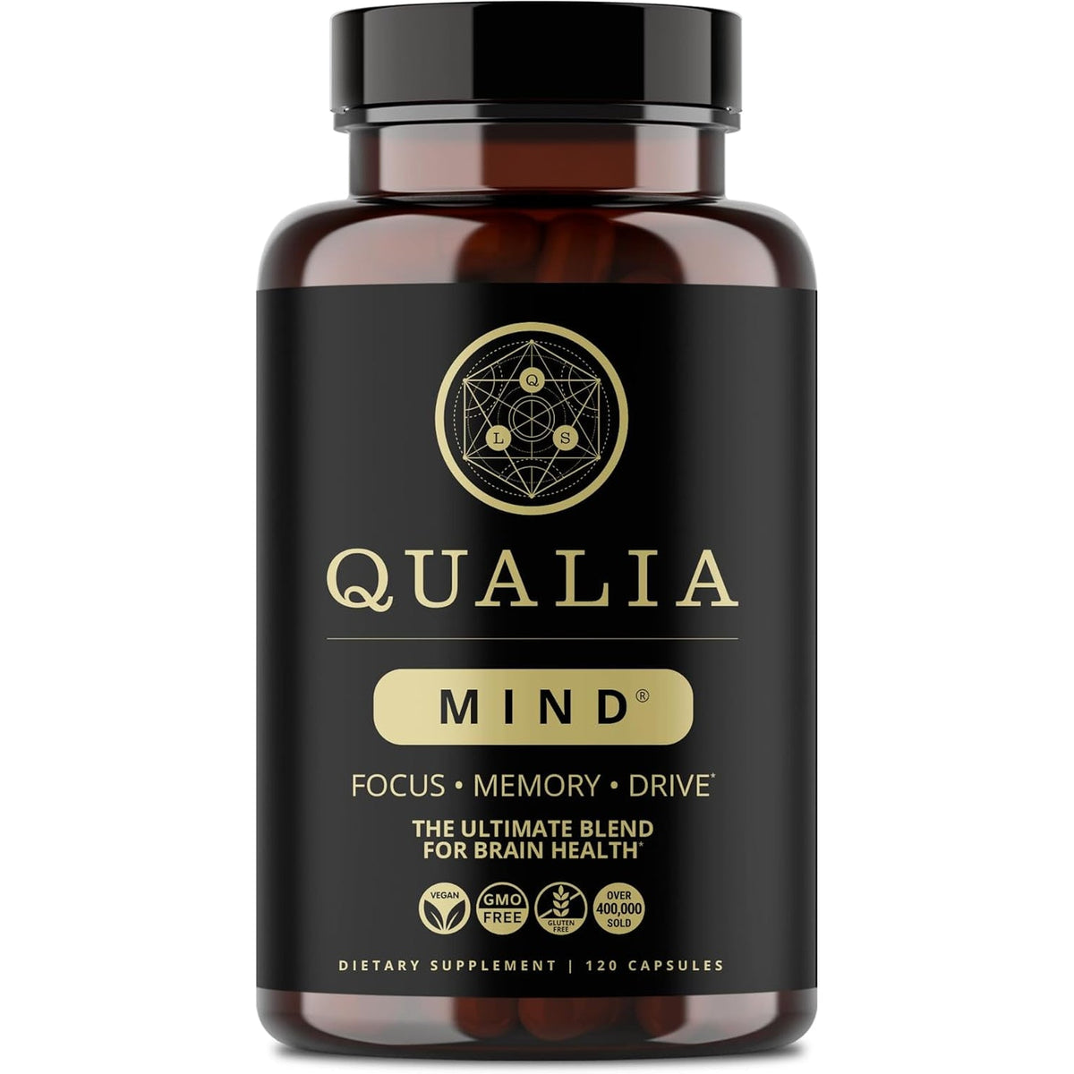 Qualia Mind | the Ultimate Blend for Brain Health* | Doctor-Formulated Nootropic to Fuel Focus & Concentration* | Supports Long Term Brain Health| Maintain Drive & Productivity