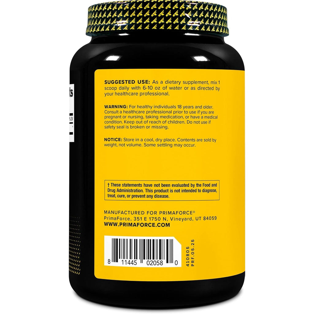 Primaforce L-Leucine Pure Powder 1 KG (2.2Lbs) - Non-Gmo, Gluten Free, 200 Servings
