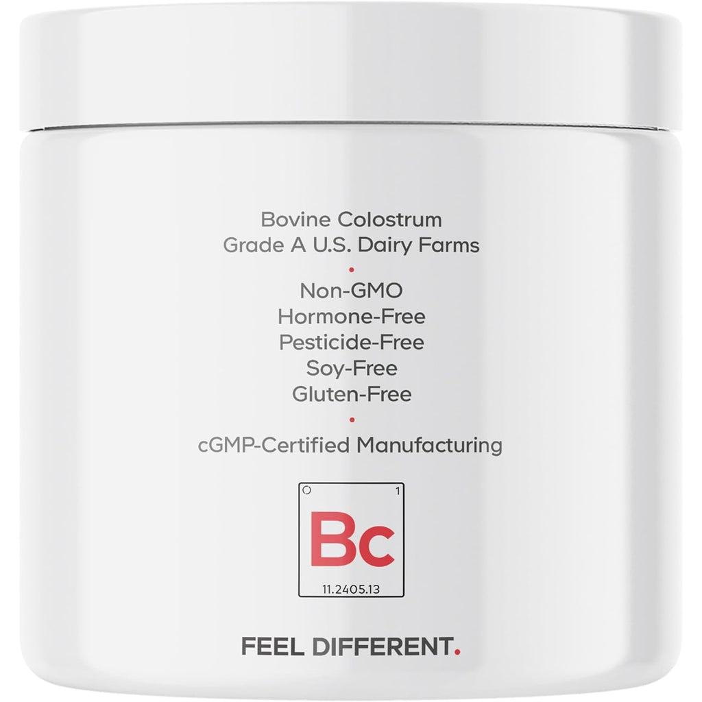 Codeage Bovine Colostrum Powder Supplement 4-Month Supply, 1000Mg per Serving, Grass-Fed Ethically Sourced, Immunoglobulin-Rich Prized First Milk, Cold-Chain Pasteurized, Agglomerated, Non-Gmo, 4.3 OZ