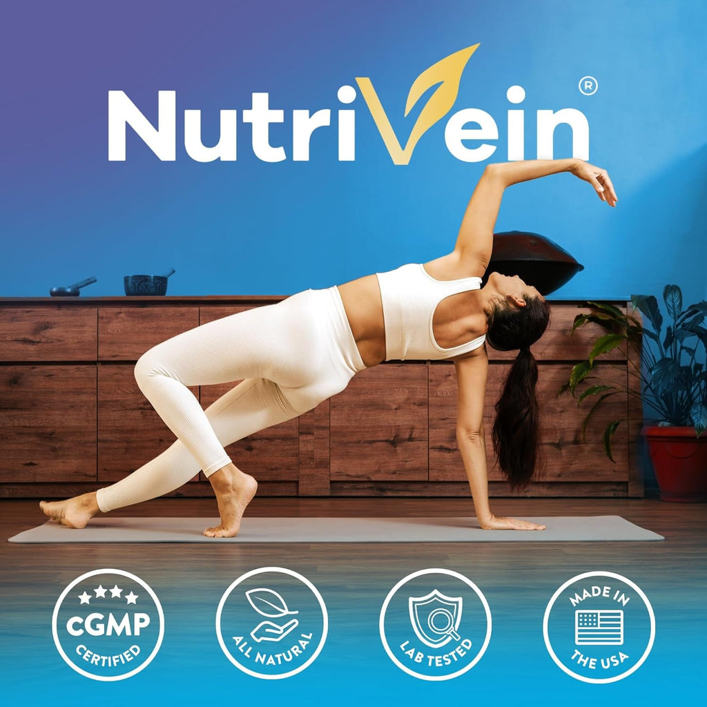 Nutrivein Premium Multi Collagen Pills 2250 Mg - 180 Easy-To-Swallow Collagen Capsules: Type I, II, III, V, X Hydrolyzed Protein Peptides for Women and Men - Aging, Joints, Hair, Skin, Bones, & Nails