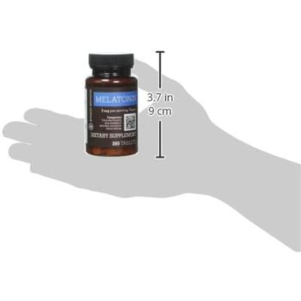 Amazon Elements Melatonin, 3Mg, Vegan, Unflavored, 260 Tablets, 8 Month Supply (Packaging May Vary)