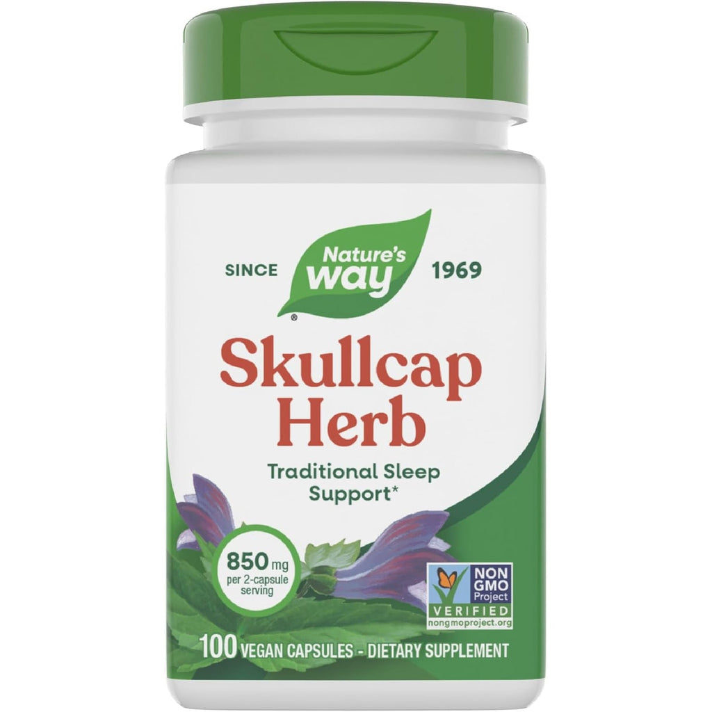 Nature'S Way Skullcap Herb, 850 Mg per Serving, 100 Capsule