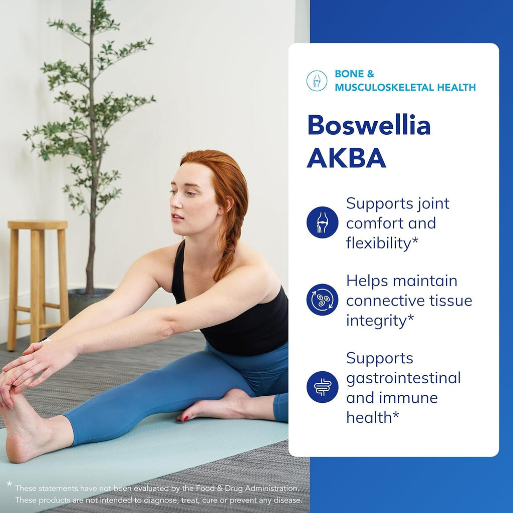 Pure Encapsulations Boswellia AKBA - Supports Joint Health, Colon, Immune System, Gastrointestinal Tract & Cell Health* - with 5-LOXIN Boswellia Extract - Vegan & Non-Gmo - 120 Capsules