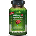 Irwin Naturals Quick Energy RED Liquid-Gel Multi – 72 Liquid Soft-Gels – Nitric Oxide + Energy Support