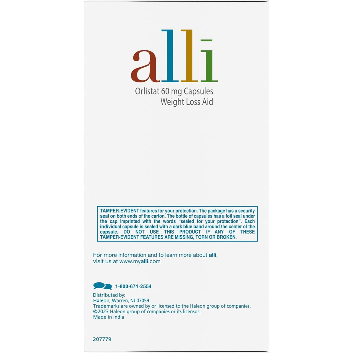 Alli Diet Weight Loss Supplement Pills, Orlistat 60Mg Capsules Starter Pack, Non Prescription Weight Loss Aid, 60 Count(Pack of 1)