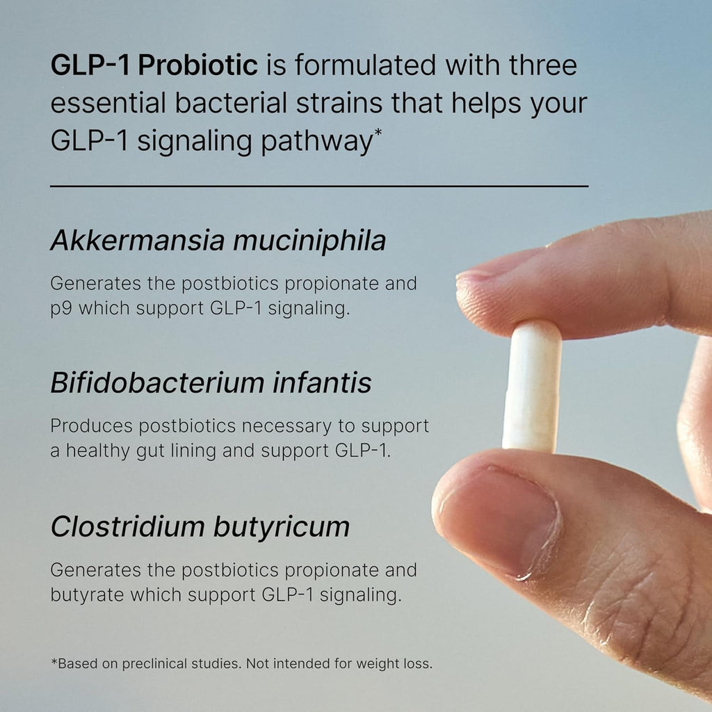 Pendulum GLP-1 Probiotic – Supports Appetite Control and Craving Management, Naturally | Improves Regularity & Gut Health with Akkermansia & Other Strains (30 Capsules)