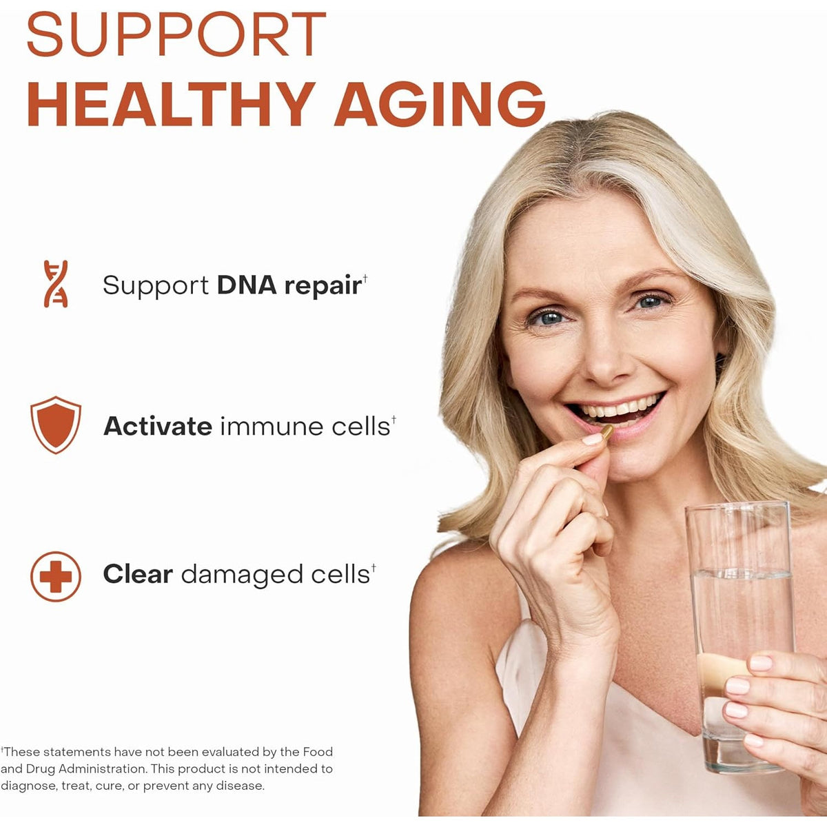 Healthycell Anti-Aging Supplement for DNA Repair and Stem Cell Health, AC-11 - Bioactive Extract of Uncaria Tomentosa (Cat’S Claw) Supports a Healthy Immune System - Vegan, Soy-Free & Gluten-Free