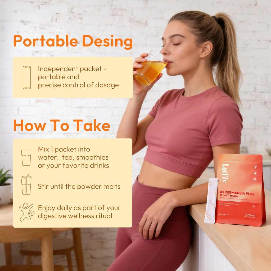 GLP-1 Supplement 15-In-1 Complex,Glp1 for Weight Loss GLP 1 Probiotic Powder for Control Appetite and Cravings,Appetite Suppressant,Metabolism Booster 30 Serving Packets