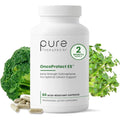 Pure Therapro Rx Extra Strength Sulforaphane Supplement from Broccoli Seed Extract | Made in USA | ONE Capsule per Serving (Other Brands Are 2 Caps!) | 3Rd Party Tested | Oncoprotect ES
