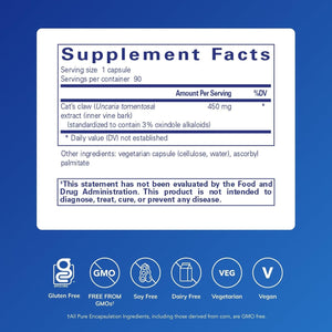 Pure Encapsulations Cat'S Claw | Supplement to Support Joints, Immune and Cardiovascular Systems, and Gastrointestinal Health* | 90 Capsules