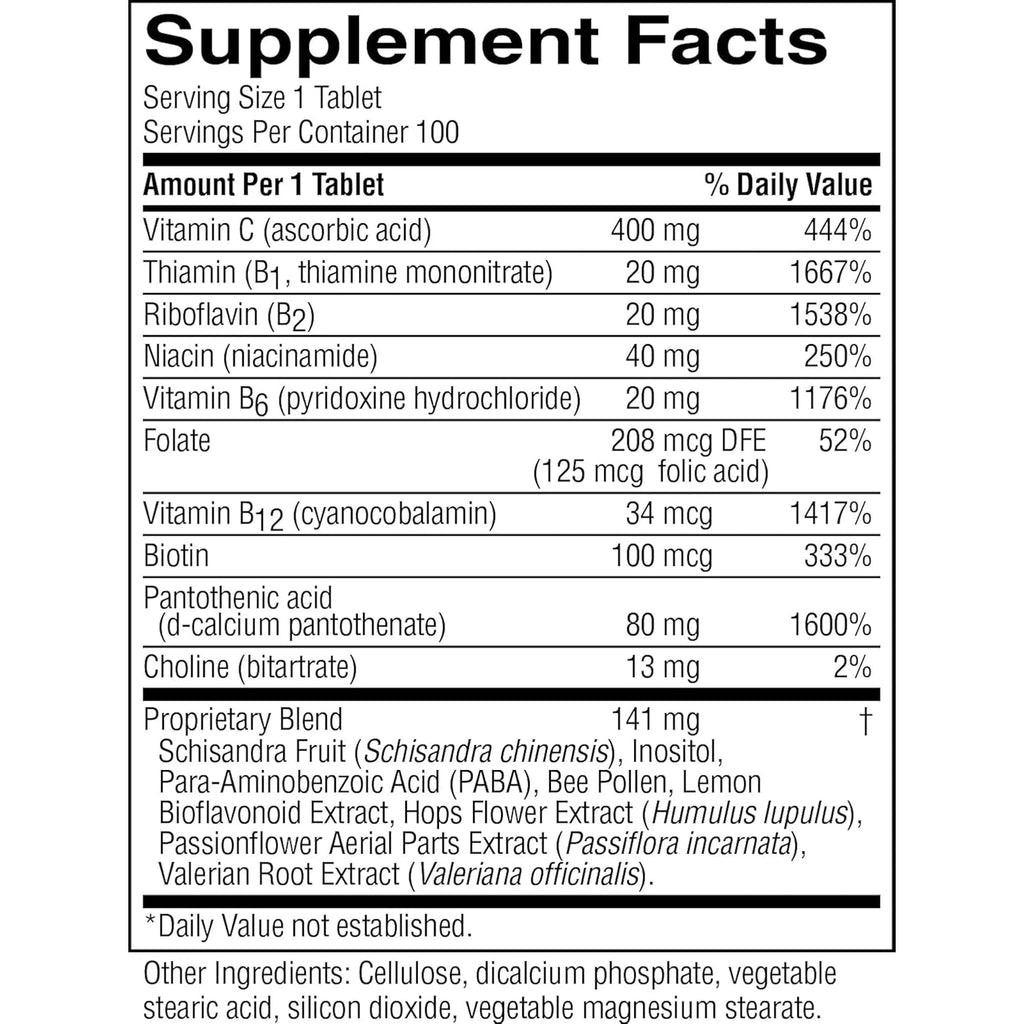 Nature'S Sunshine Nutri-Calm- Herbal Stress Relief Supplement for Natural Relief, Mood Support and Boost, Nervous System Support - 100 Count
