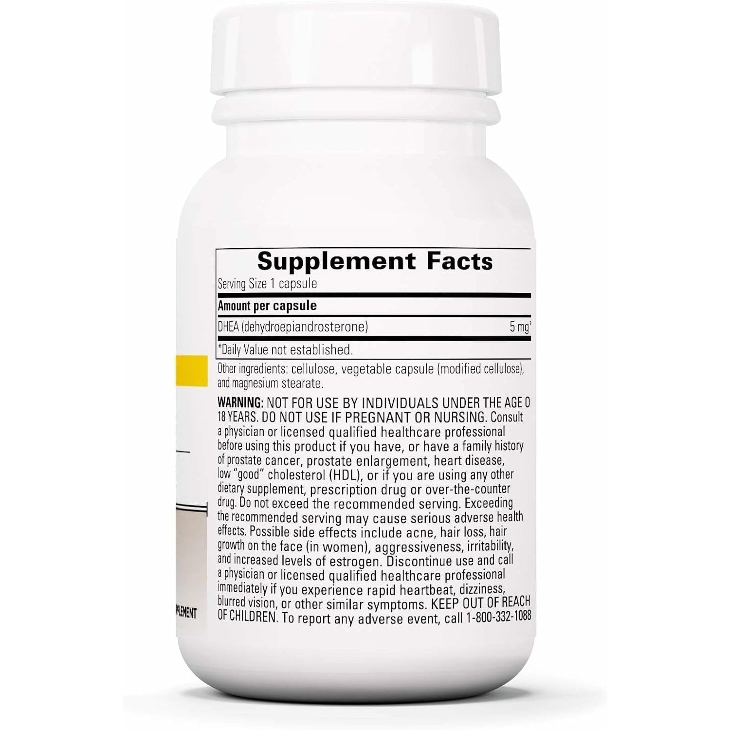 Integrative Therapeutics DHEA-5 - Daily Health Supplement for Healthy Aging* - Endocrine Supplement* - Vegan, Dairy-Free & Gluten-Free - 60 Capsules (60 Servings)