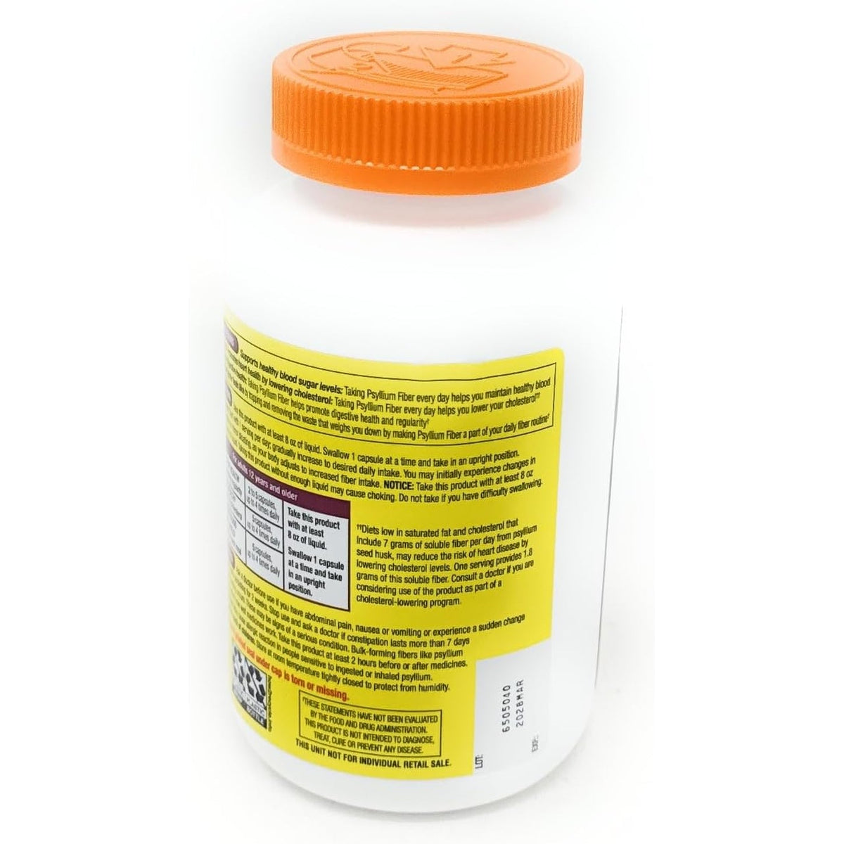 Fiber Capsules Kirkland Therapy for Regularity/Fiber Supplement, 360 Capsules - Compare to the Active Ingredient in Metamucil Capsules