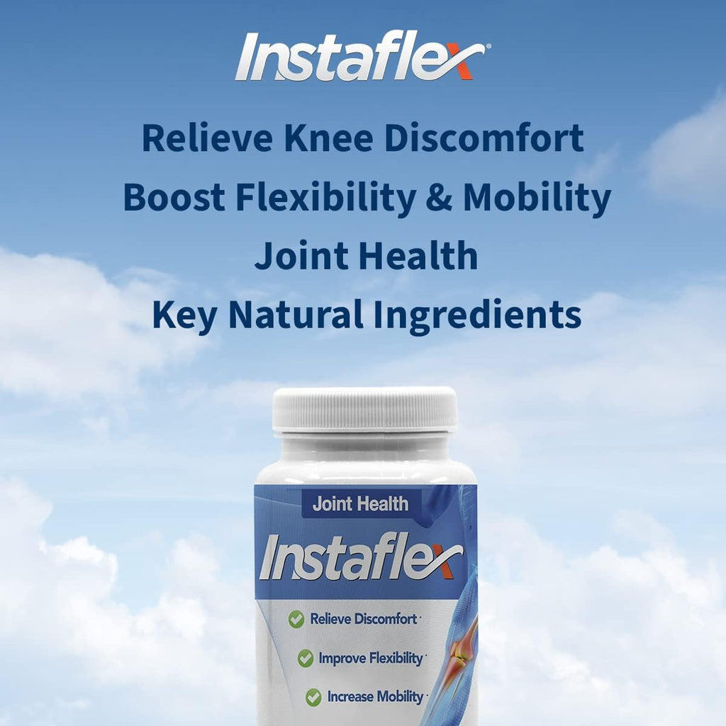 Instaflex Joint Support Supplement for Men and Women - Glucosamine, MSM, White Willow, Turmeric, Ginger, Cayenne, Hyaluronic Acid - 90 Capsules