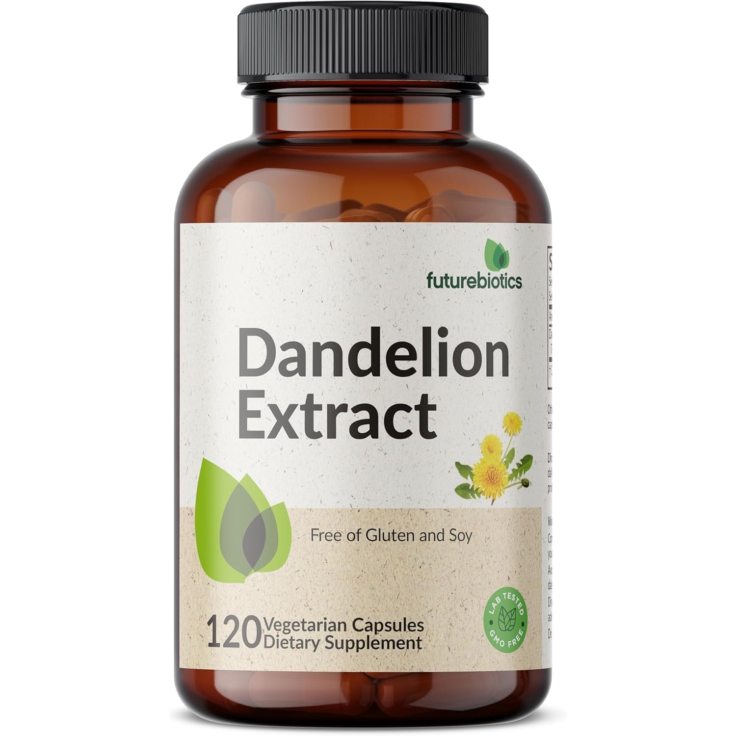 Futurebiotics Dandelion Extract Traditional Diuretic Herb, Non-Gmo, 120 Vegetarian Capsules