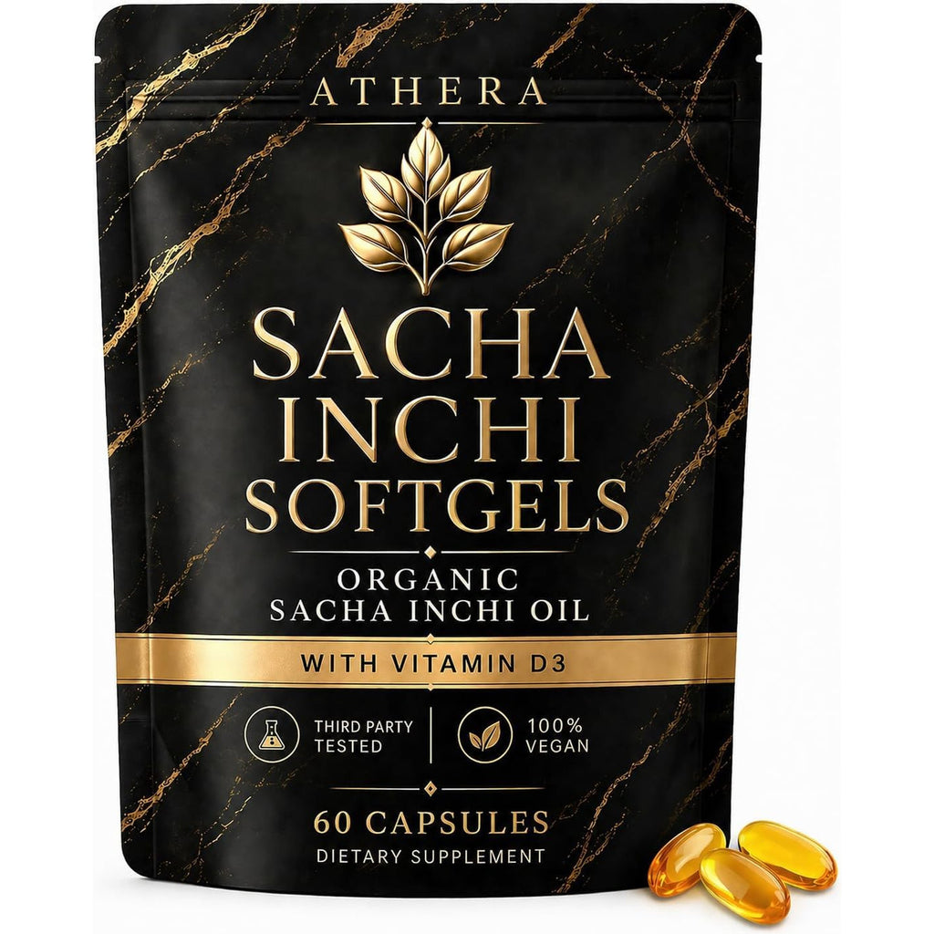 Athera Softgels | Organic Sacha Inchi Oil & Vitamin D3