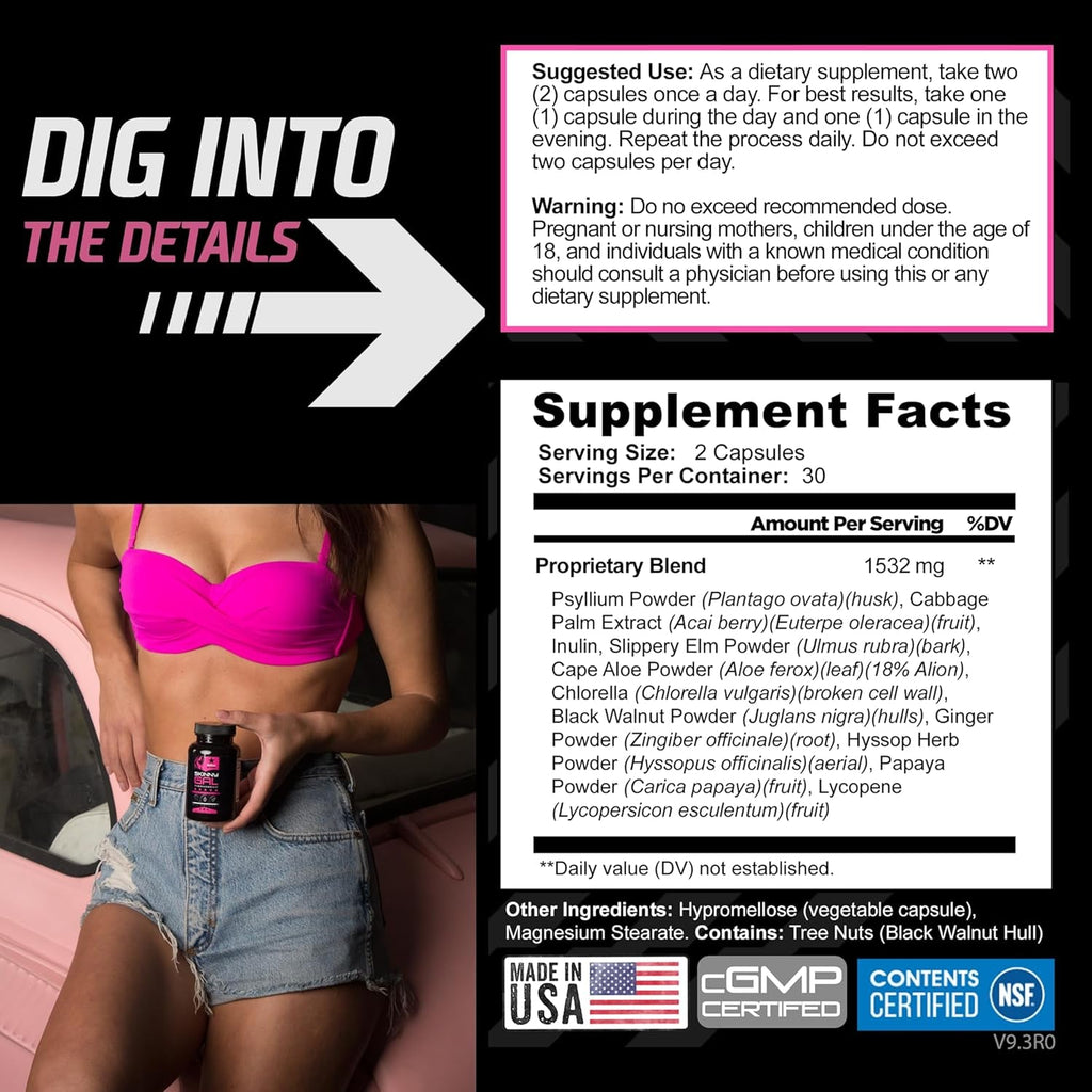 Weight Loss Pills for Women – Rockstar Skinny Gal Thermogenic Fat Burner, Fast-Acting Appetite Suppressant & Metabolism Booster, Max Strength, Keto Friendly