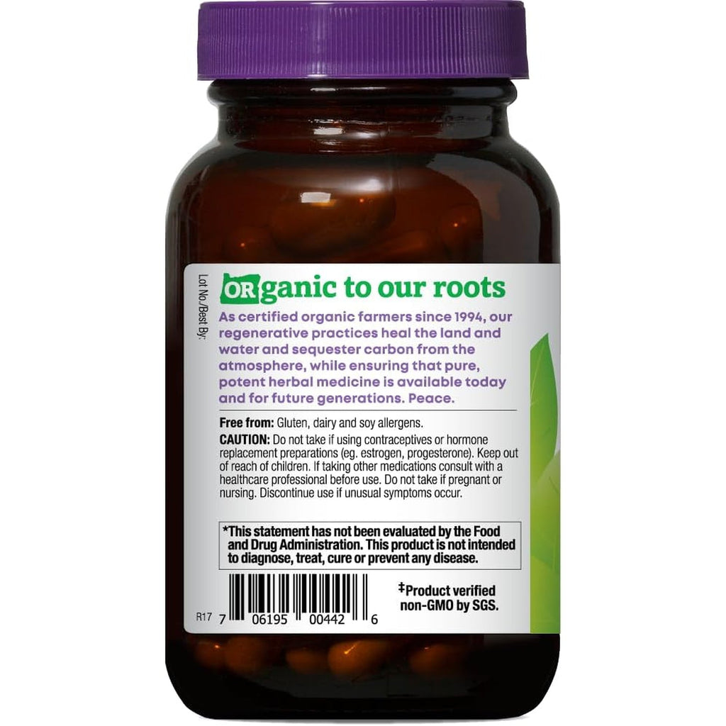 Oregon'S Wild Harvest Non-Gmo Chaste Tree Capsules,Organic Herbal Supplements, 90 Count