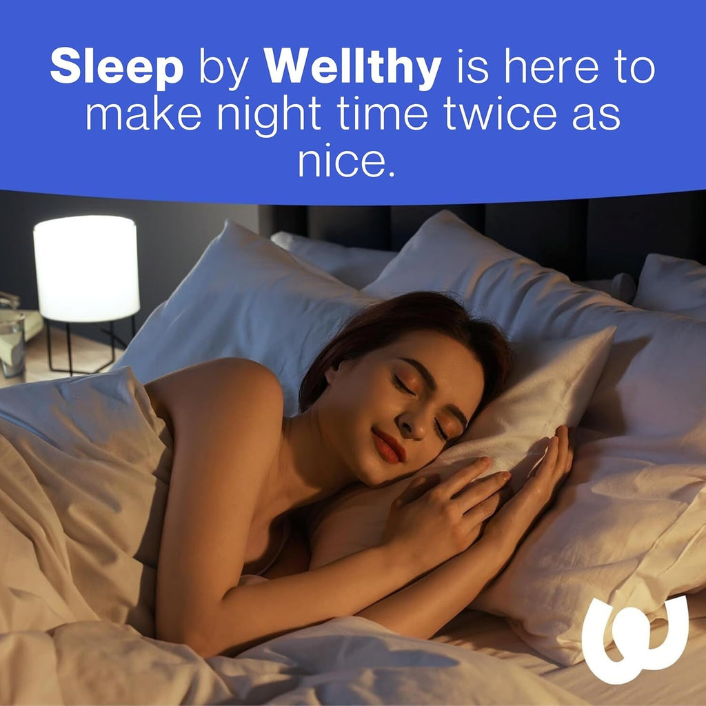Wellthy Night Time Thermogenic - Vitamin B6, Ashwagandha & Melatonin - Nighttime Thermogenic for Women - Belly Thermogenic - Natural Weight Loss Supplements for Women, 60 Count Capsules
