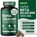 Nutriana Beta Glucan Supplements 1000Mg – 1,3/1,6D Beta Glucan Capsules for Immune Support – Natural Beta Glucans Fiber Supplement – 60 Veggie Capsules (60 Count, Unflavored)