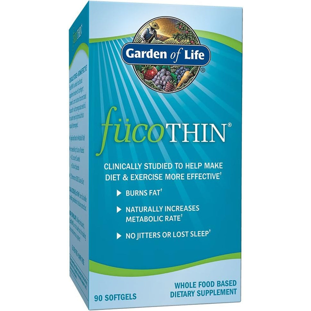 Garden of Life Fucoxanthin Supplements - Fucothin Diet Pill for Weight Loss, 90 Count