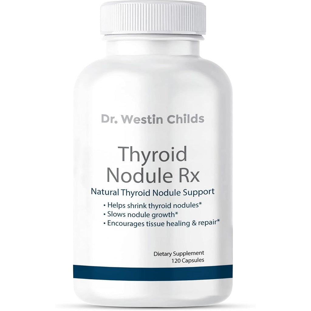 Dr. Westin Childs Thyroid Nodule Support Supplement for Gland Size, Health & Control in Women & Men: Boswellia, Turmeric, Myo-Inositol, Selenium, Prunella Vulgaris 120 Ct