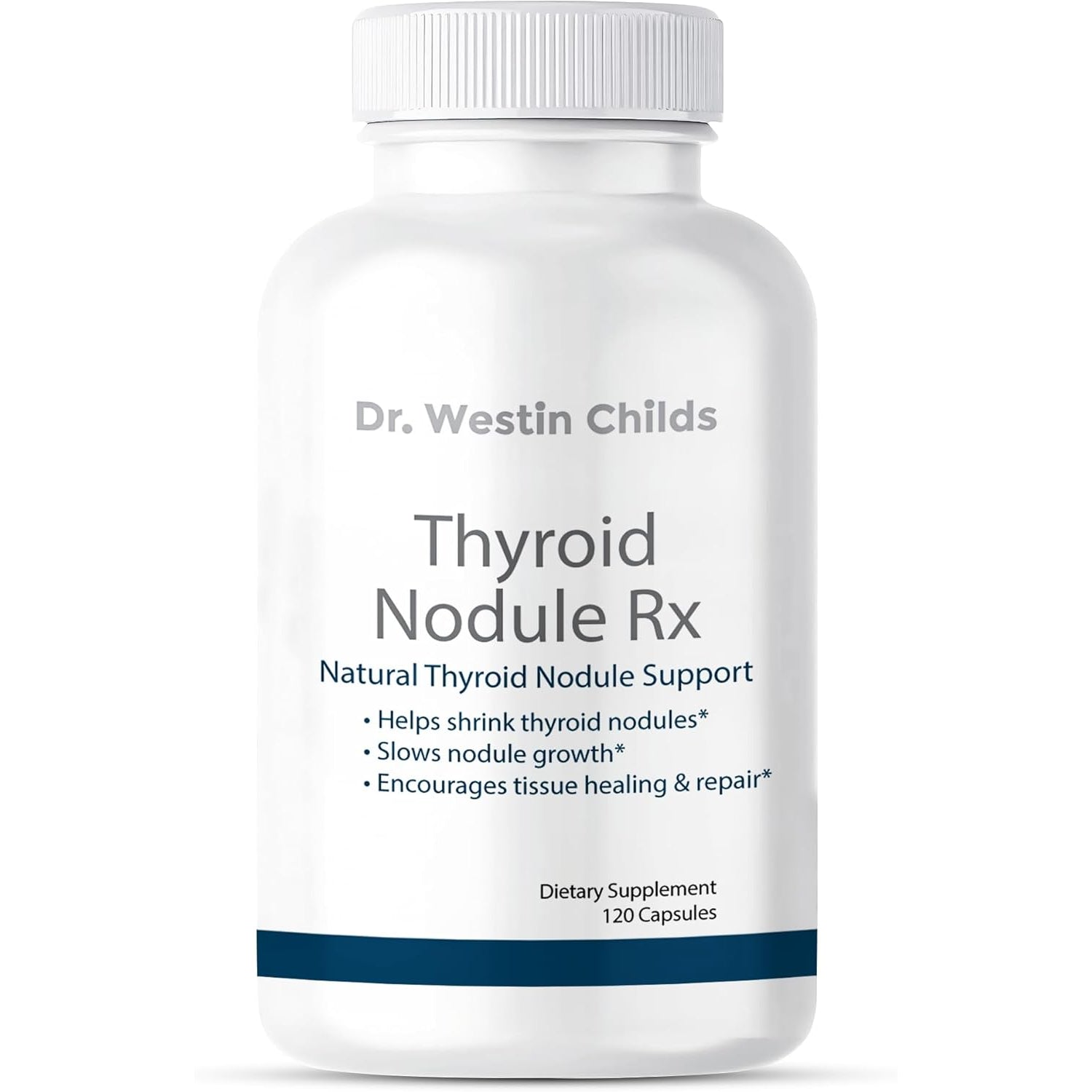 Dr. Westin Childs Thyroid Nodule Support Supplement for Gland Size, Health & Control in Women & Men: Boswellia, Turmeric, Myo-Inositol, Selenium, Prunella Vulgaris 120 Ct