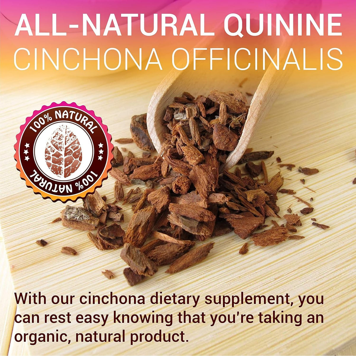 Leg Cramps Relief Quinine Capsules – Natural Cinchona Bark Supplement for Cramp Defense & Digestive Health – 500 Mg Quinine Pills, 120 Tablets, Non-Gmo, Gluten-Free