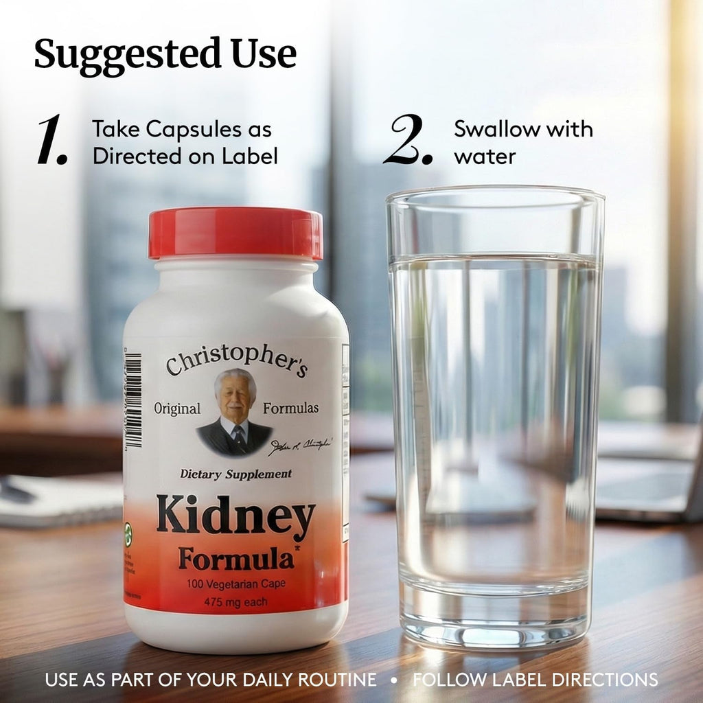 Christopher'S Original Formulas Kidney Formula - Kidney Cleanse Detox & Repair Formula - Herbal Blend for Kidney Support