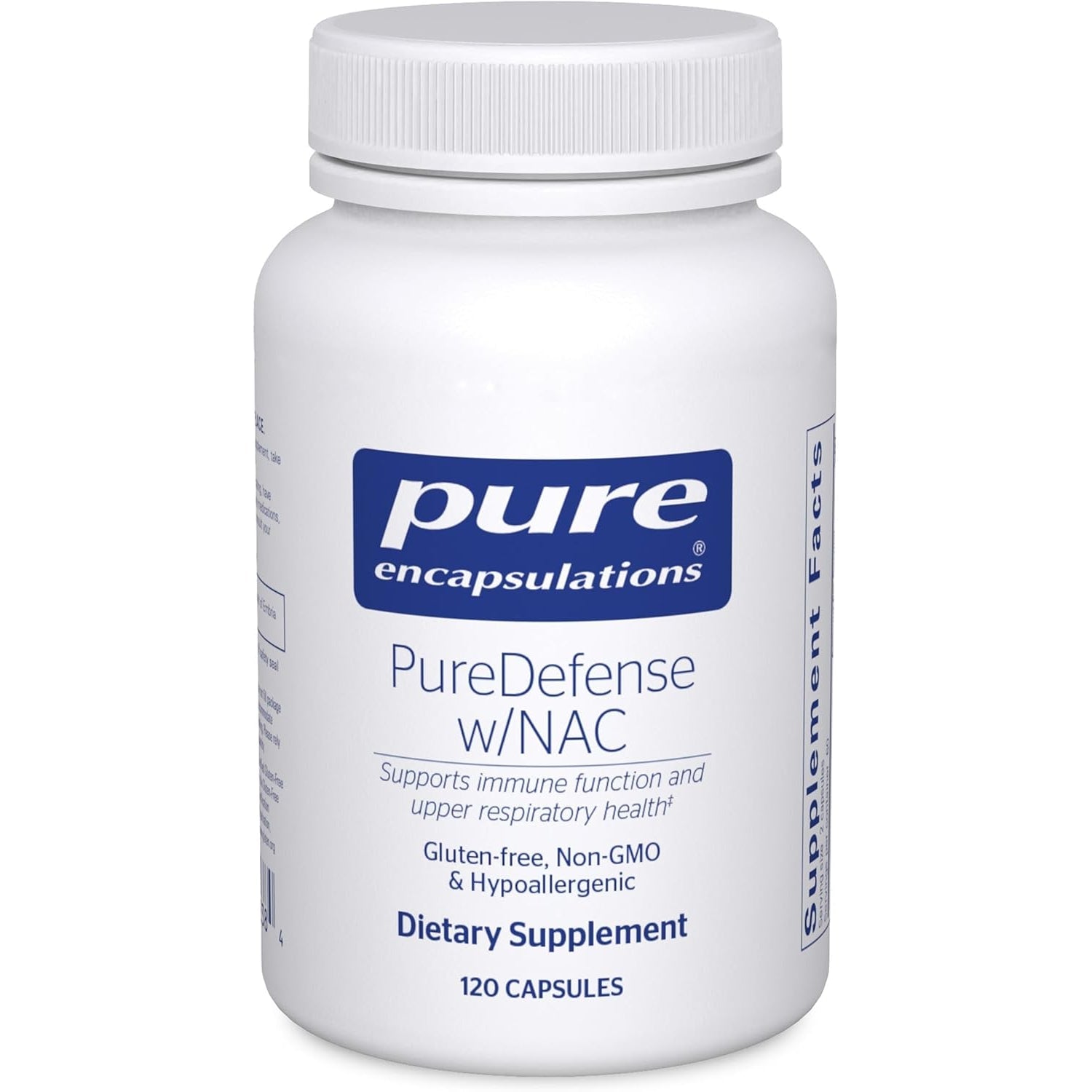 Pure Encapsulations Puredefense with NAC | Enhances First-Line Immune Defense and Upper Respiratory Health | 120 Capsules
