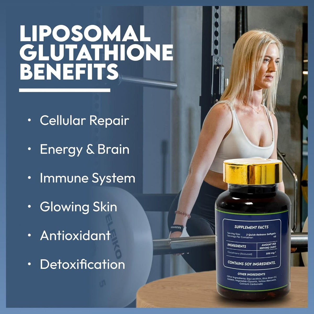 HAZEL'S Choice Liposomal Glutathione 500Mg | 90 Soft Gels | Non-Gmo, Lactose-Free | Soft Gel Format