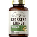 Carlyle Grass Fed Beef Kidney Supplement | 200 Capsules | 3000Mg | Pasture Raised Desiccated Bovine Supplement | Hormone and Pesticide Free | Non-Gmo, Gluten Free | by Herbage Farmstead